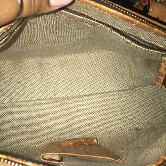 Dooney & Bourke Nile Croc Embossed Leather Satchel - Picture 7 of 7